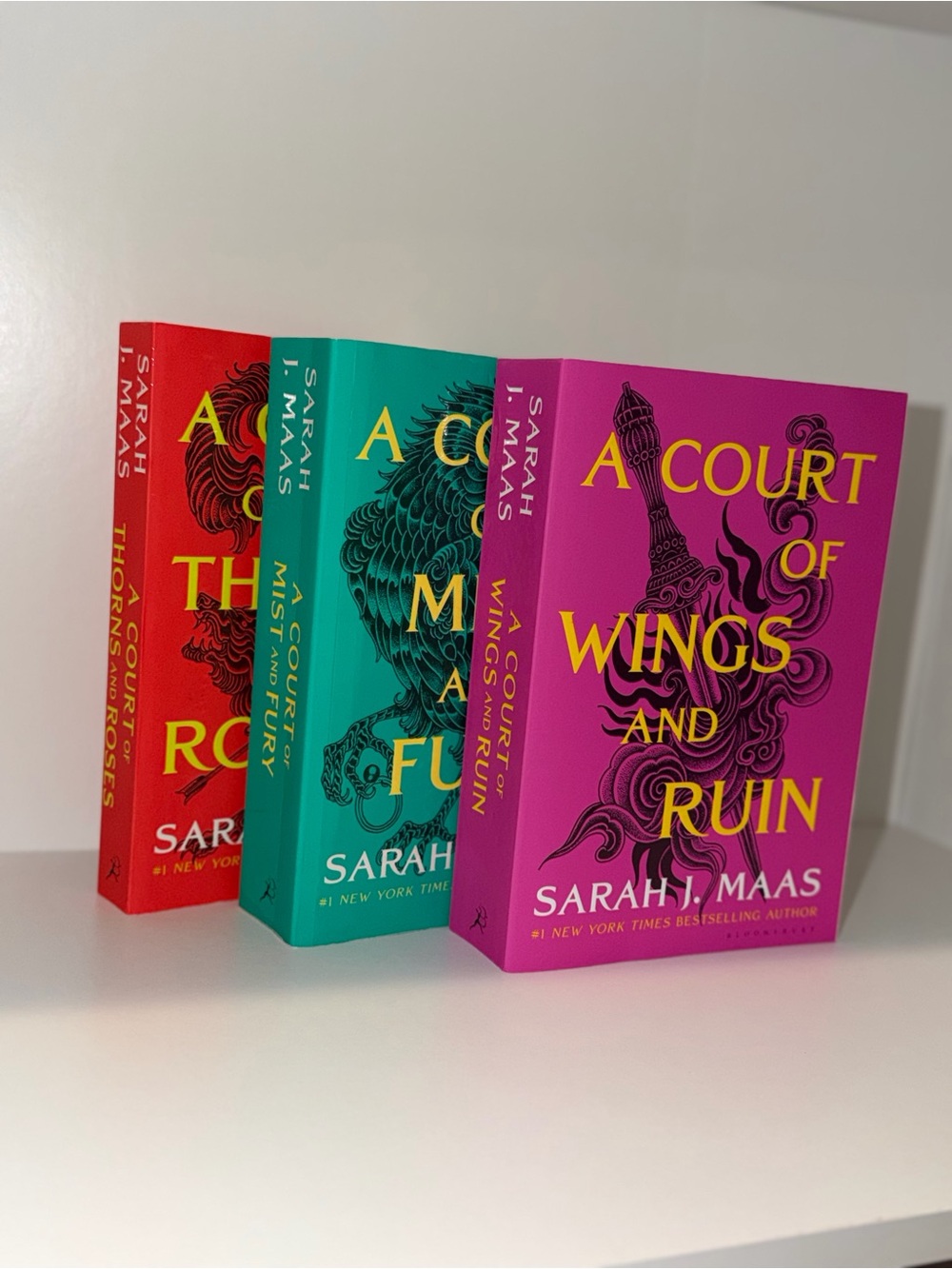A Court of Thorns and Roses Set of 3 by Sarah J. Maas Paperback
